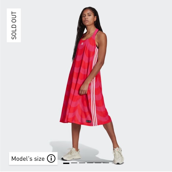 Adidas | MARIMEKKO MIDI TANK DRESS - Picture 1 of 9